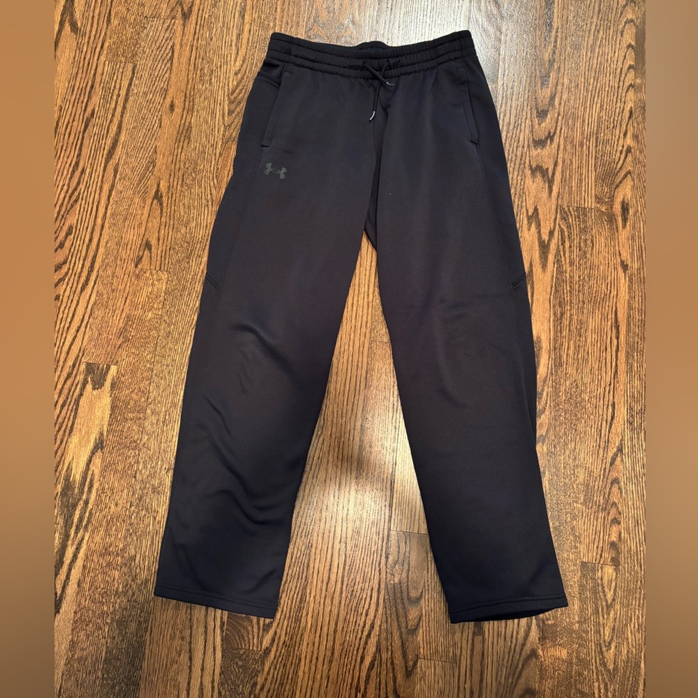 Under Armour Black Sweatpants with Elastic Waistband